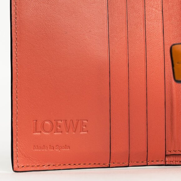 Loewe Light Oat & Honey Leather Compact Bifold Wallet - Picture 8 of 11